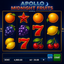 Admiral Bet - Apollo Midnight Fruits Slot Game - Apollo Games